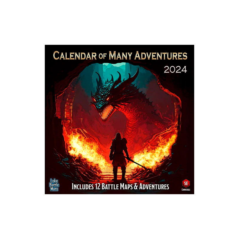 2024 Calendar of Many Adventures Tesoros de la marca